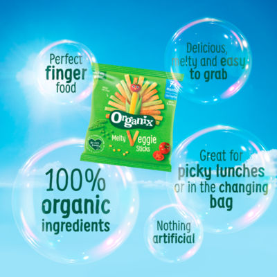 Melty Organic Sweetcorn Rings Baby Puffs Snack 20g 6 months+ thumbnail 3