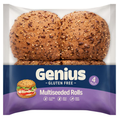 Genius Gluten Free Triple Seeded Rolls