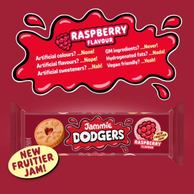 Raspberry Flavour Biscuits 140g thumbnail 3