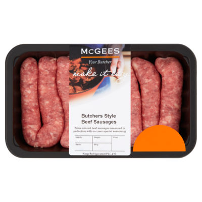 Your Butcher Butchers Style Beef Sausages 360g thumbnail 2