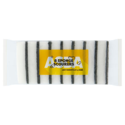 Just Essentials 8 Sponge Scourers thumbnail 2