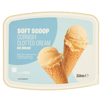 Soft Scoop Cornish Clotted Cream Ice Cream 2 Litres thumbnail 2