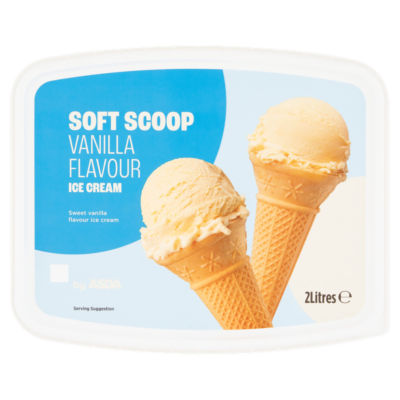 Soft Scoop Vanilla Flavour Ice Cream 2 Litres thumbnail 2
