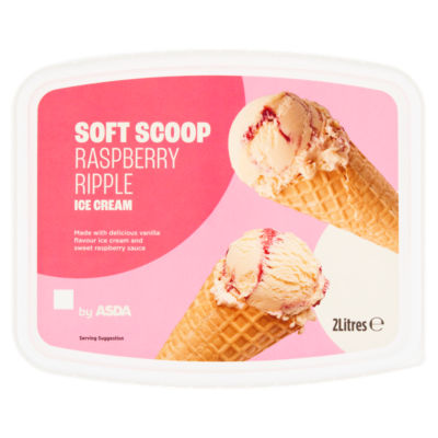 Soft Scoop Raspberry Ripple Ice Cream 2 Litres thumbnail 2