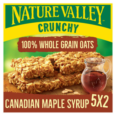Crunchy Canadian Maple Syrup Cereal Bars&nbsp; 5 x 42g (210g)