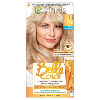 Belle Color 111 Extra Light Ash Blonde Permanent Hair Dye thumbnail 2
