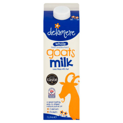 Whole Fresh Pasteurised Goats Milk 1 Litre thumbnail 2