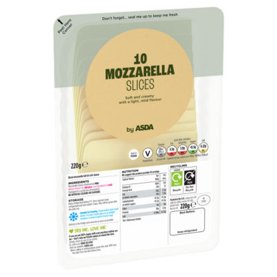 10 Mozzarella Slices 220g thumbnail 2