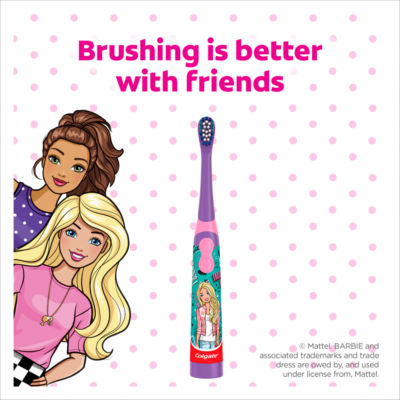 360 Sonic Kids’ Barbie Battery Powered Toothbrush 3+ Years thumbnail 3