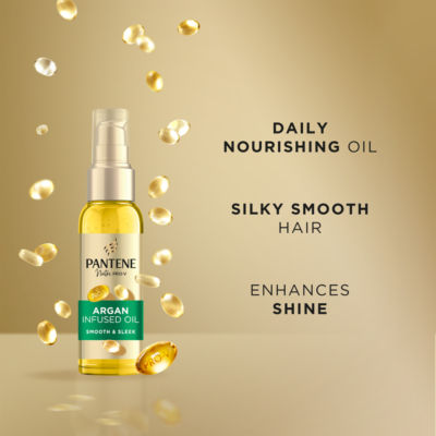 Pro-V Smooth & Sleek Argan Infused Hair Oil 100ml thumbnail 4