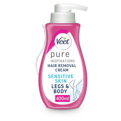 Pure Hair Removal Cream Legs & Body Sensitive 400ml