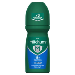 Mitchum Men 48HR Protection Roll-On Deodorant & Anti-Perspirant, Ice Fresh