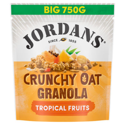 Crunchy Oat Granola Tropical Fruits Breakfast Cereal 750g thumbnail 2