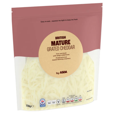 Grated Mature British Cheddar 250g thumbnail 2