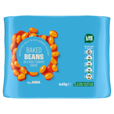 Baked Beans 4 x 410g thumbnail 2