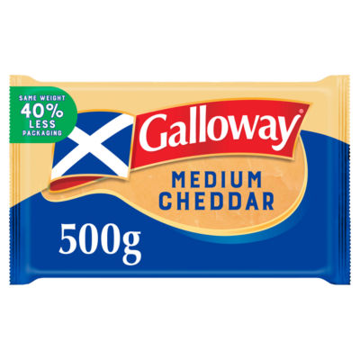 Medium Scottish Coloured Cheddar Cheese 500g thumbnail 2
