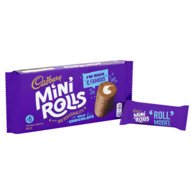 Milk Chocolate Mini Rolls Cakes 5 pack thumbnail 3