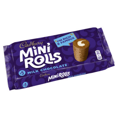 Milk Chocolate Mini Rolls Cakes 5 pack thumbnail 4
