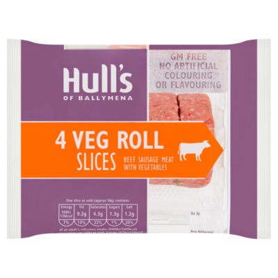 4 Veg Roll Slices 232g