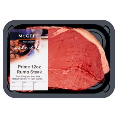 Your Butcher Prime 12oz Rump Steak 350g