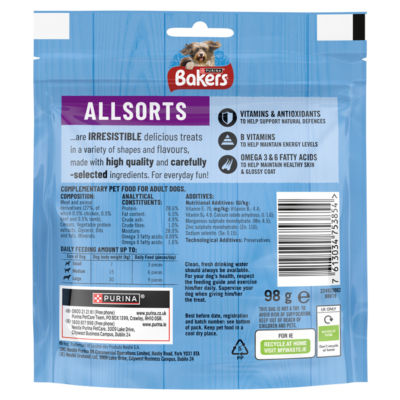 Allsorts Chicken, Beef and Lamb Dog Treats 98g thumbnail 3
