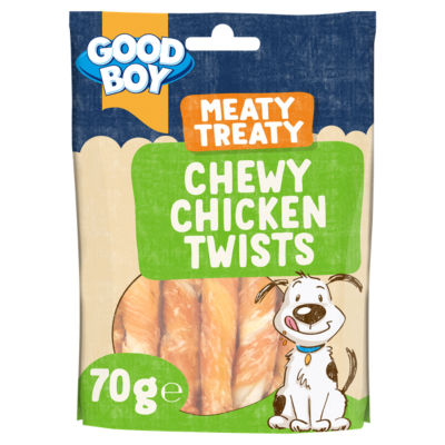 Meaty Treaty Chewy Chicken Twists 70g thumbnail 2