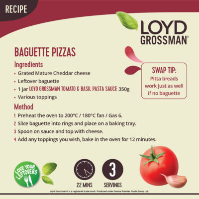 Tomato & Basil Pasta Sauce Jar 350g thumbnail 4