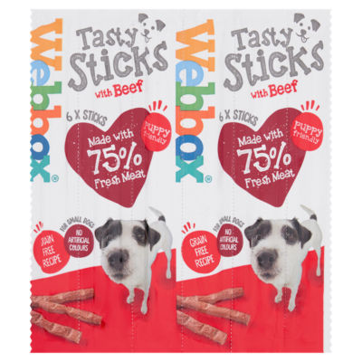 6 Tasty Sticks with Beef 30g (6 x 5g) thumbnail 2