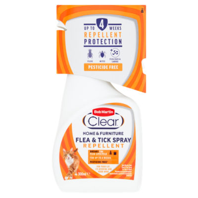 Clear Flea & Tick Spray Repellent 300ml thumbnail 2