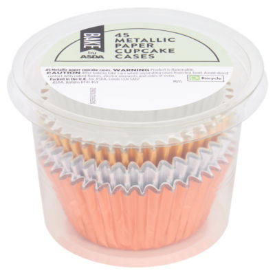 BAKE by 45 Metallic Paper Cupcake Cases
