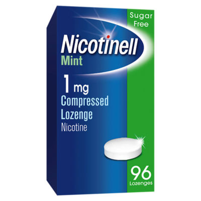 Nicotinell Mint 1mg Compressed Lozenge Regular Strength 96 Lozenges