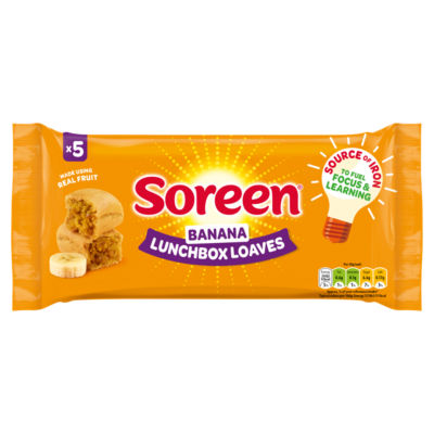 Banana Lunchbox Loaves Snack Bars 5 x 30g thumbnail 2