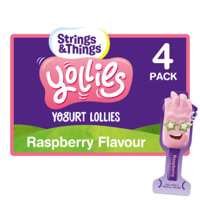 Yollies Yogurt Lollies Raspberry Flavour 100g (4 x 25g) thumbnail 2