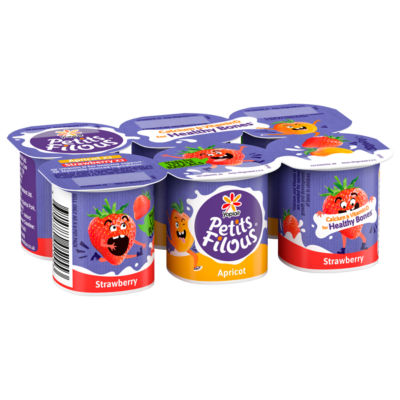 Strawberry and Apricot Fromage Frais 6 x 47g (282g) thumbnail 3
