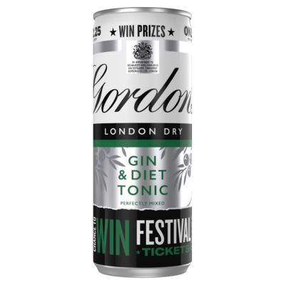 London Dry Gin and Diet Tonic Ready to Drink 250ml Can thumbnail 2