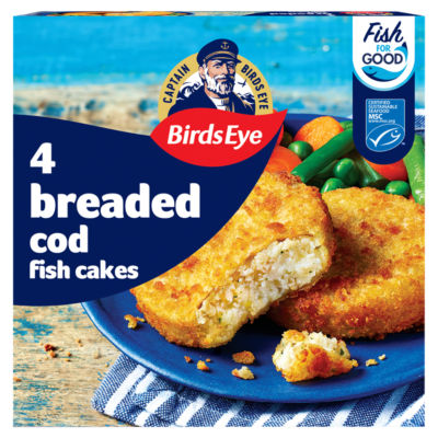 4 Breaded Cod Fish Cakes 198g thumbnail 2