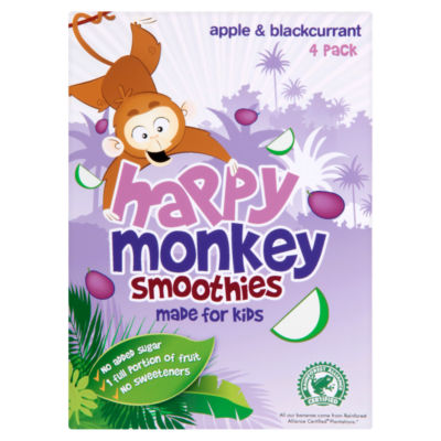 Apple & Blackcurrant Smoothies 4 x 180ml thumbnail 2