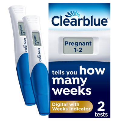 Pregnancy Test Digital with Weeks Indicator, 2 Tests thumbnail 2