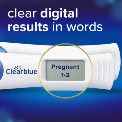 Pregnancy Test Digital with Weeks Indicator, 2 Tests thumbnail 3
