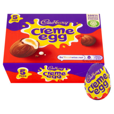 Creme Egg Chocolate 5 Pack Multipack 200g (5 x 40g) thumbnail 3