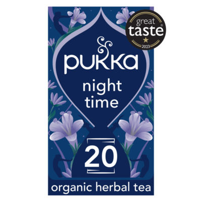 Organic Night Time Herbal Tea&nbsp;With Chamomile 20 Home Compostable Sleep Tea Bags 20g thumbnail 2