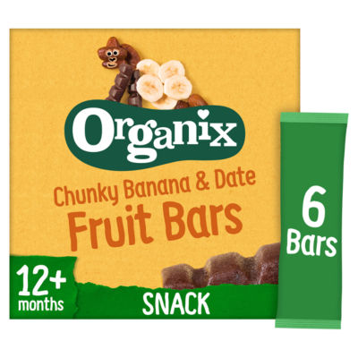 Banana & Date Fruit Bars Toddler Snacks Multipack 6x17g 12 months+ thumbnail 2