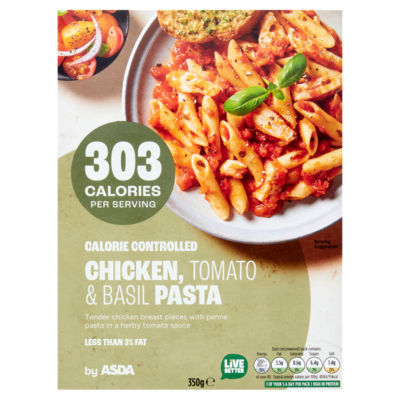 ASDA Good & Counted Chicken Tomato & Basil Pasta