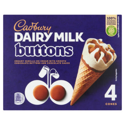 Cadbury Buttons Cone