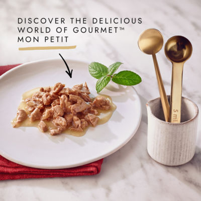 GOURMET Mon Petit Intense Cod, Sardine, Salmon Wet Cat Food 6x50g thumbnail 3