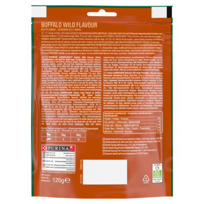 ADVENTUROS Sticks Buffalo Dog Treats 120g thumbnail 3