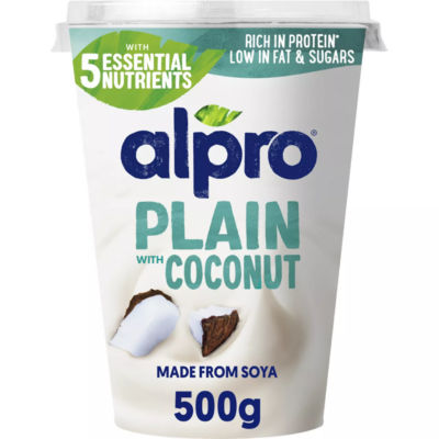 Alpro Plain Coconut Dairy Free Soya Yoghurt Alternative