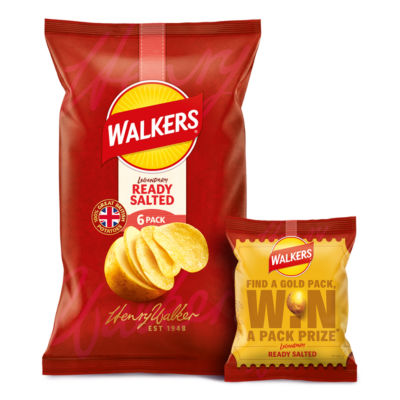 Walkers Ready Salted Multipack Crisps