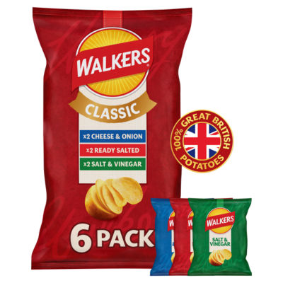 Walkers Classic Variety Multipack Crisps