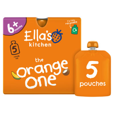 the Orange One Squished Smoothie Fruits 5 x 90g (450g) thumbnail 2